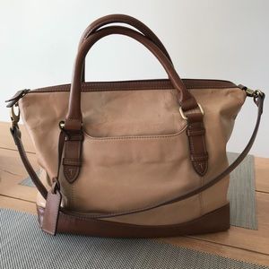 Tinganello Leather Satchel with shoulder strap